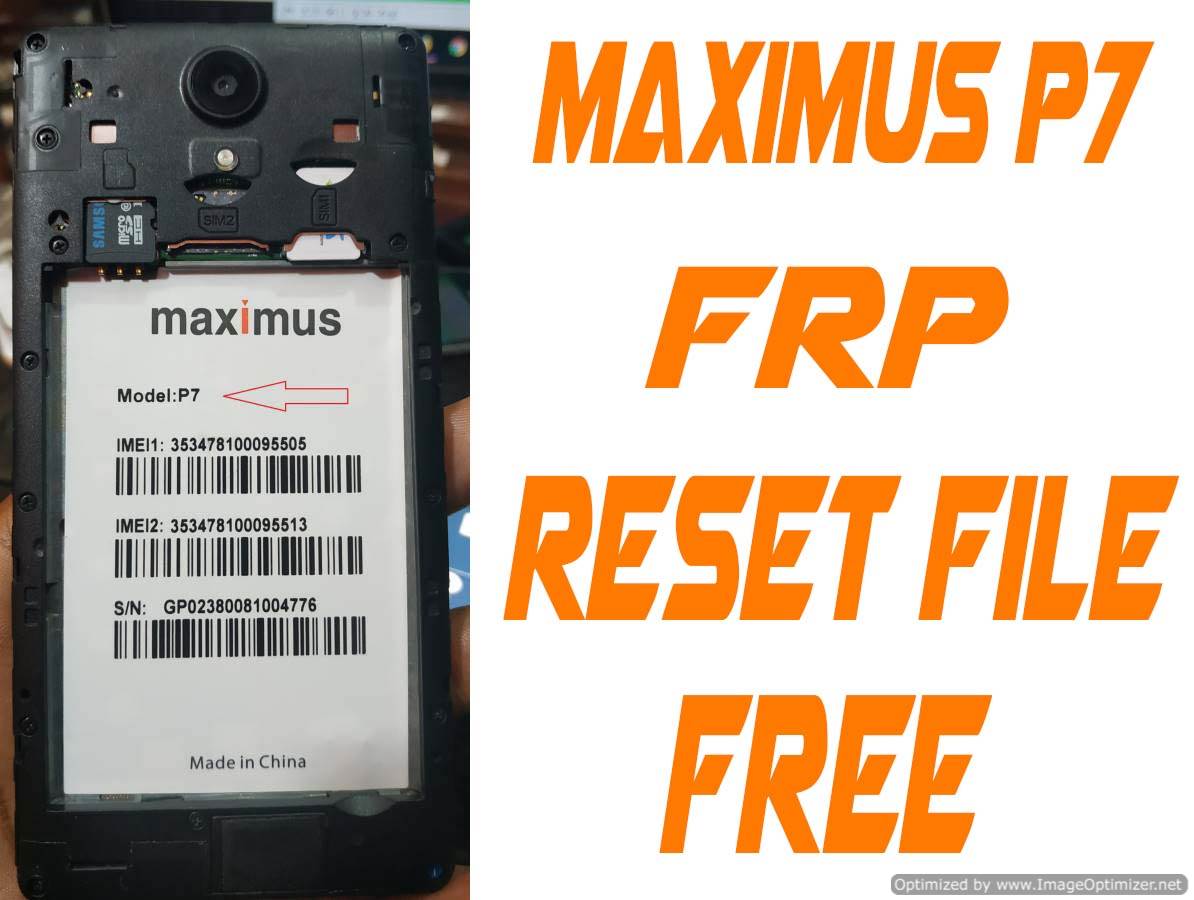 Maximus P7 Frp Reset File Without Password