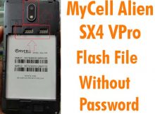 MyCell Alien SX4 VPro Flash File Without Password