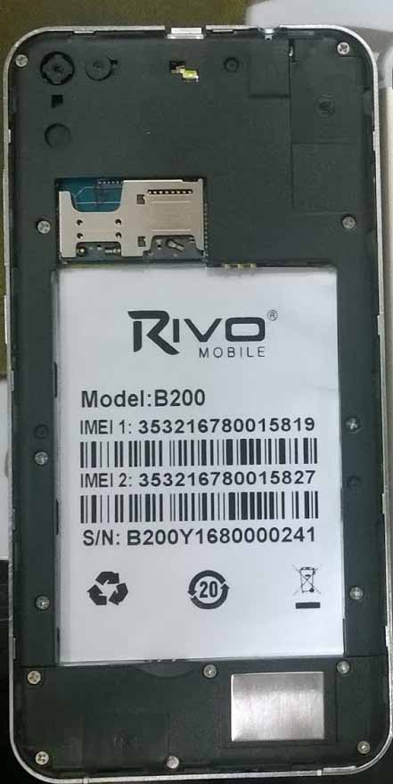 Oppo Clone Rivo B200 Flash File