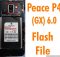 Peace P4 GX 6.0 Flash File Firmware MT6580