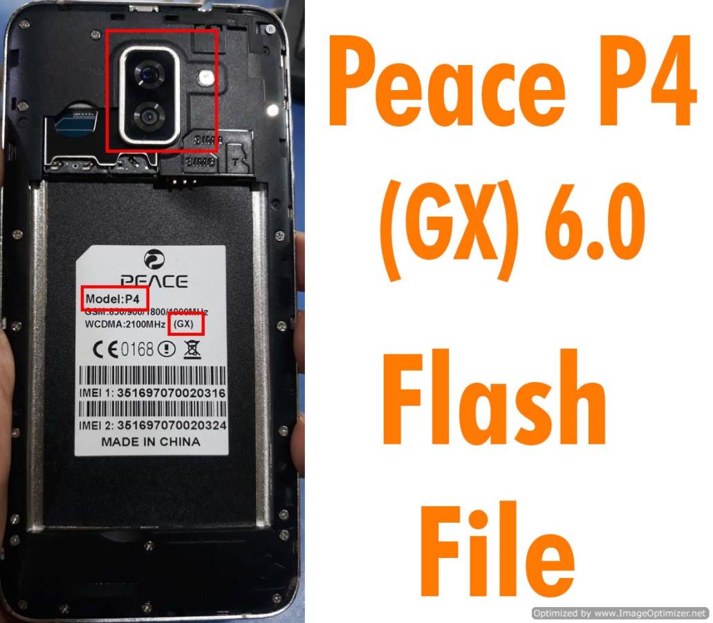 Peace P4 GX 6.0 Flash File Firmware