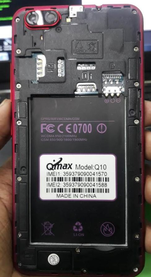 Qmax Q10 Flash File MT6580 8.0 Firmware