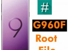 Samsung S9 G960F U6 9 Auto Root File