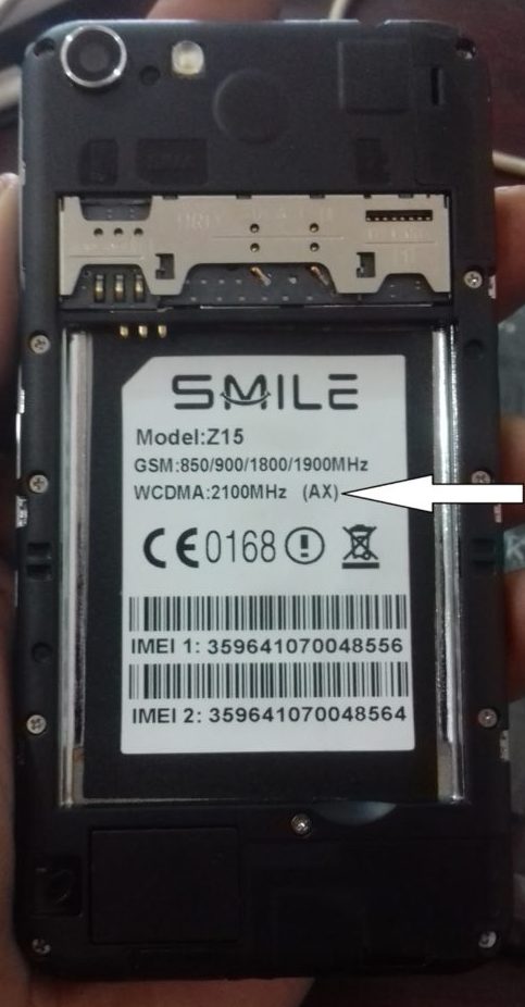 Smile Z15 (AX) flash File Without Password