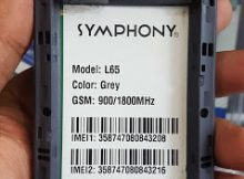 Symphony L65 Flash File Without Password