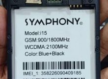 Symphony i15 HW4 Flash File Without Password