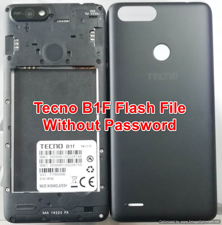 Tecno B1F flash File Without Password