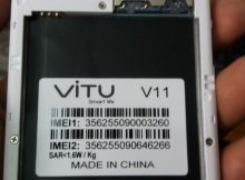 Vitu V11 Flash File SP7731 5.1 Tested Firmware