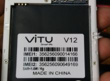 Vitu V12 Flash File SP7731 6.0 Tested Firmware