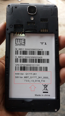WE T1 Flash File Customer Care Firmware All Version
