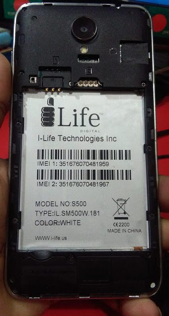 I Life S500 Flash File Firmware SP7731 ROM