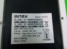 Intex Aqua Lions 5 Flash File Without Password