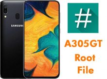 Samsung A30 A305GT U2 9 Pie Auto Root File