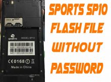 Sports SP10 Flash File Without Password Free ROM