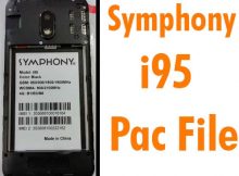 Symphony i95 SPD Flash File Firmware Pac Tested ROM