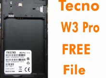 Tecno W3 Pro Flash File Without Password