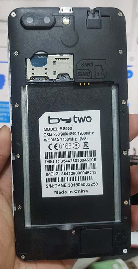 Bytwo BS550 Flash File (GX) MT6580 5.1 Firmware