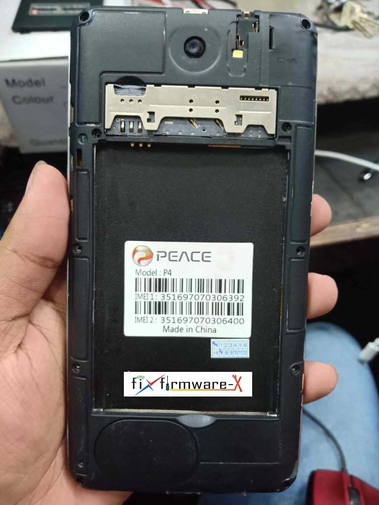 Peace P4 MT6572 Nand Flash File Without Password
