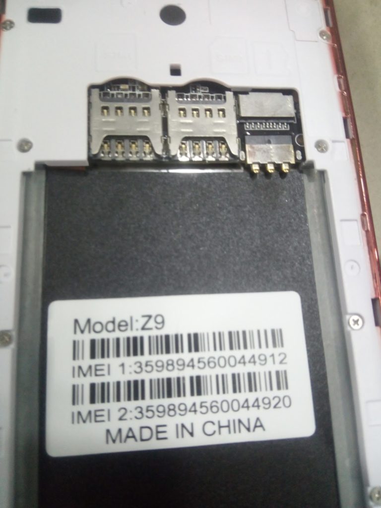 Huawei Clone Z9 Flash File MT6572 Nand