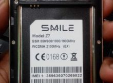 Smile Z7 (EX) Flash File Without Password