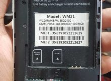 WM21 Flash File Firmware MT6572 Rom