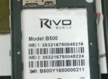 Rivo Clone B500 Flash File MT6580 5.1 Tested Firmware