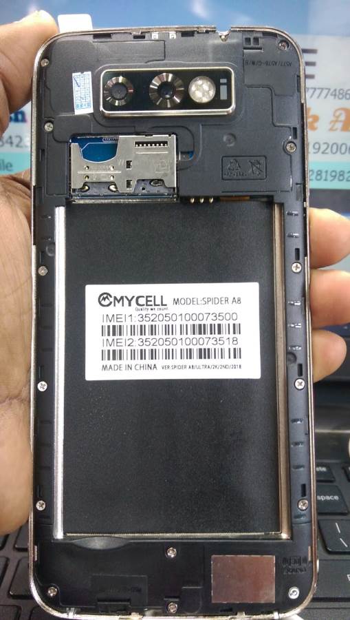 Mycell Spider A8 Flash File 6.1 Firmware