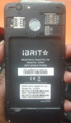 IBrit Speed Pro Lite Flash File MT6580 7.0 Tested Firmware