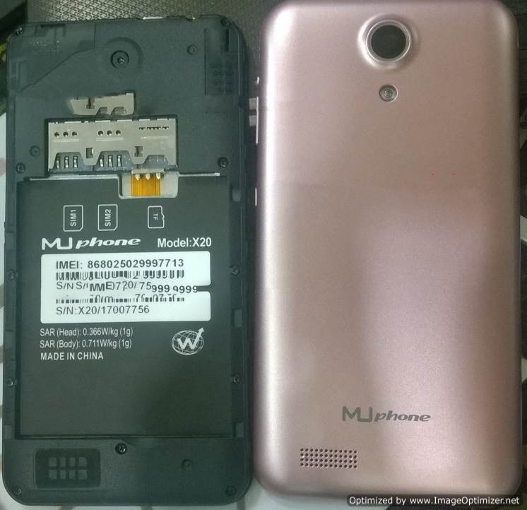 MuPhone X20 Flash File Without Password