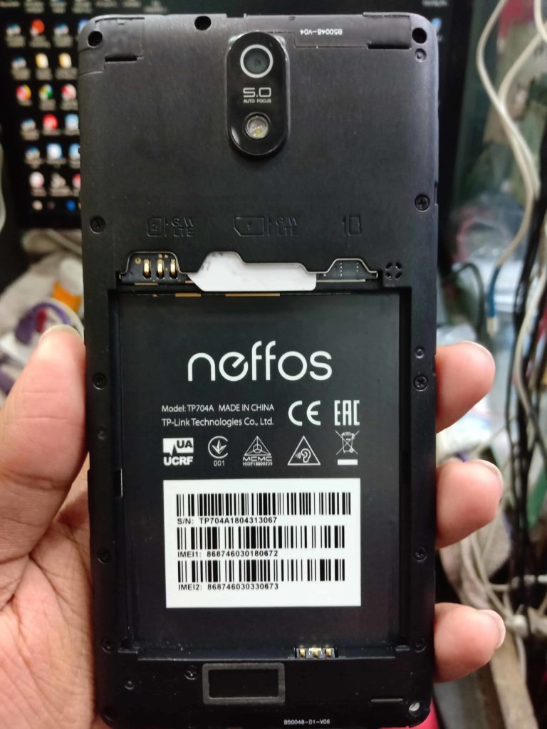Neffos TP704A SD Update Firmware Without Password