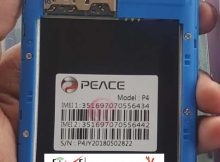 Peace P4 Flash File MT6580 (5.1 Or 6.0) Tested Firmware