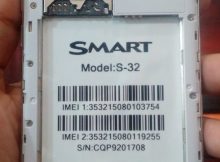 Smart S32 Flash File MT6580 Without Password