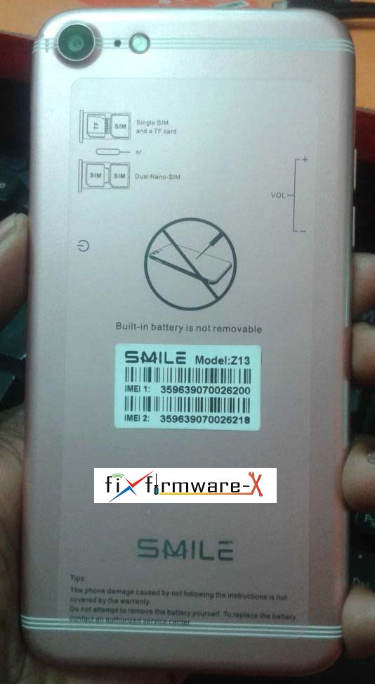 Smile Z13 Flash File Without Password
