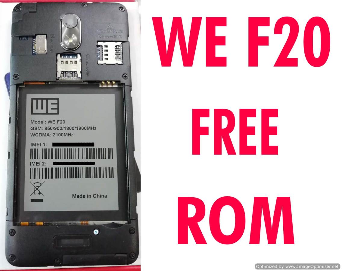 We F20 Flash File Firmware Without Password