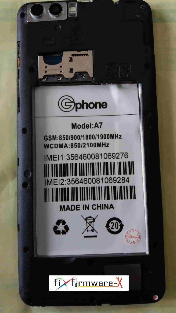 Gphone A7 Flash File MT6580 6.0 Firmware