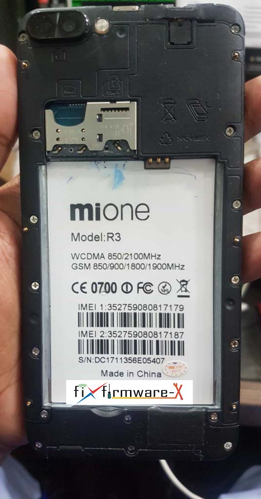 Mione R3 Flash File MT6580 6.0 Firmware