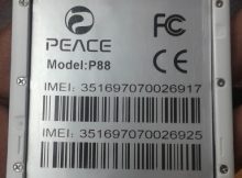 Peace P88 Flash File Without Password