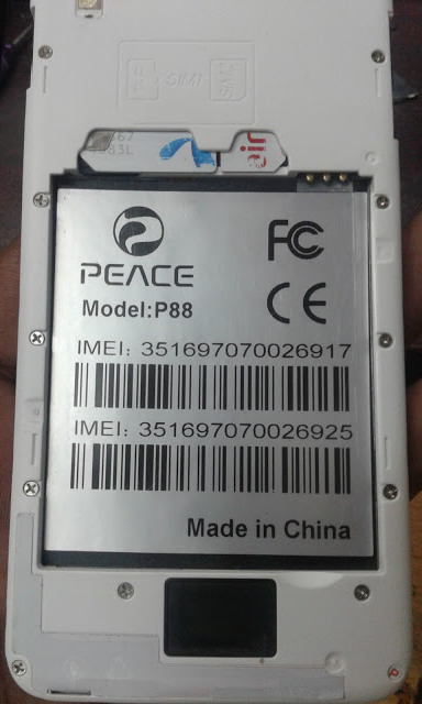 Peace P88 Flash File Without Password