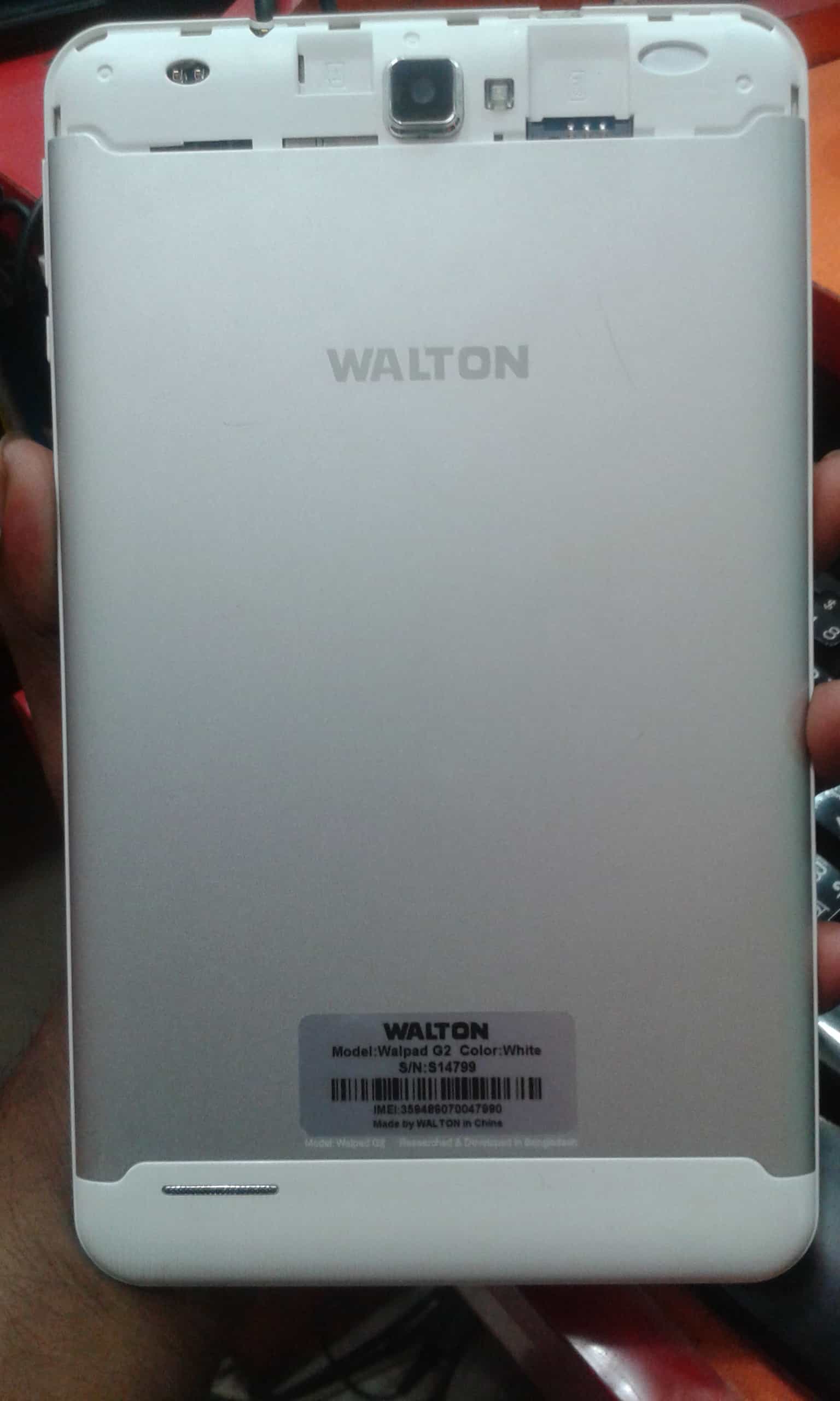 Walton Walpad G2 Flash File MT6580 5.1 Rom