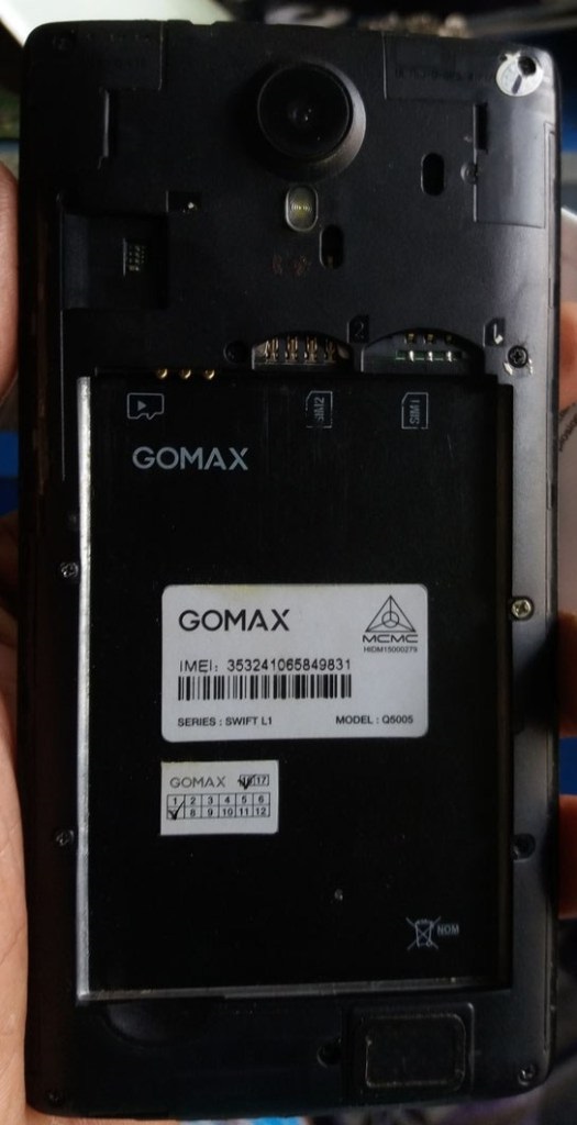 Gomax Q5005 Flash File Without Password