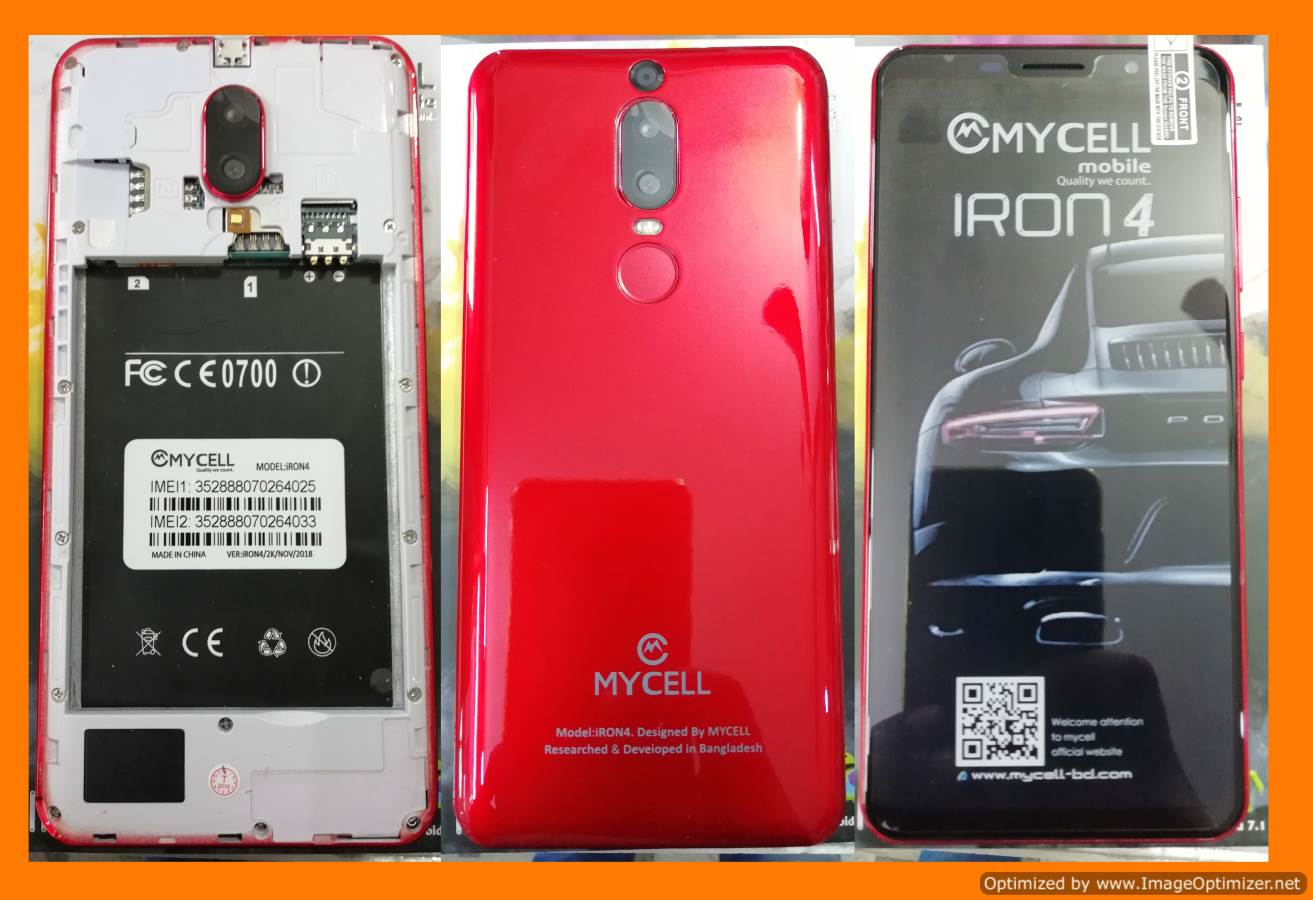 Mycell Iron4 Flash File MT6580 7.1 Tested ROM