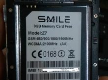 Smile Z7 (AA) Flash File Without Password