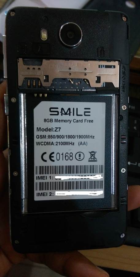 Smile Z7 (AA) Flash File Without Password