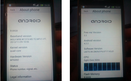 Sony Cone L6ets Flash File MT6572 Firmware