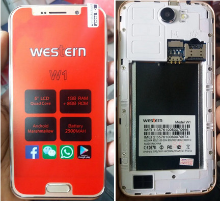 Western W1 Flash File Without Password