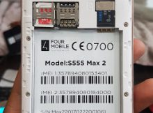 Four S555 Max 2 Flash File MT6737M Firmware