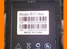 Oppo Clone R17 Mini Flash File MT6580