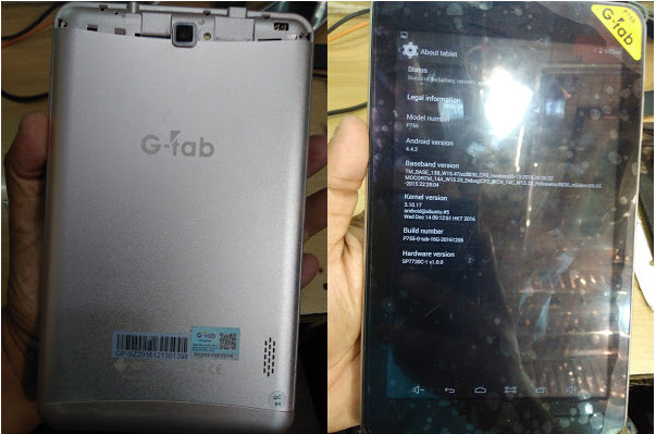 G Tab P755 Flash File SP5735C Without Password