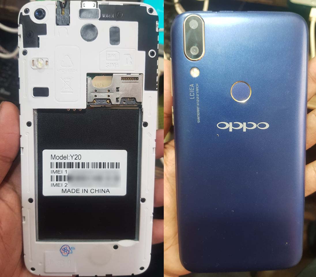 Oppo Clone Y20 Flash File Tested MT6572 Firmware