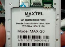 Maxtel Max-20 Flash File All Version Firmware